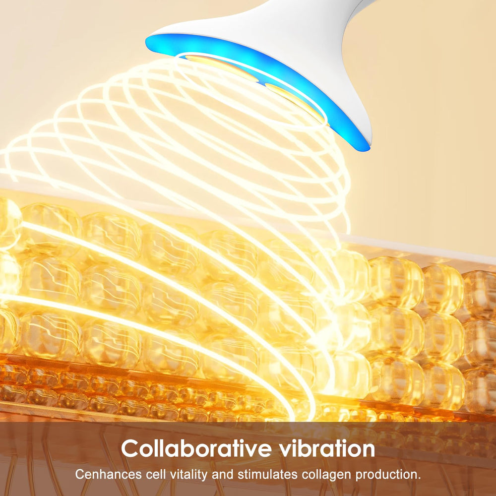 AZMAVO facial-neck massager compact-portable design on table