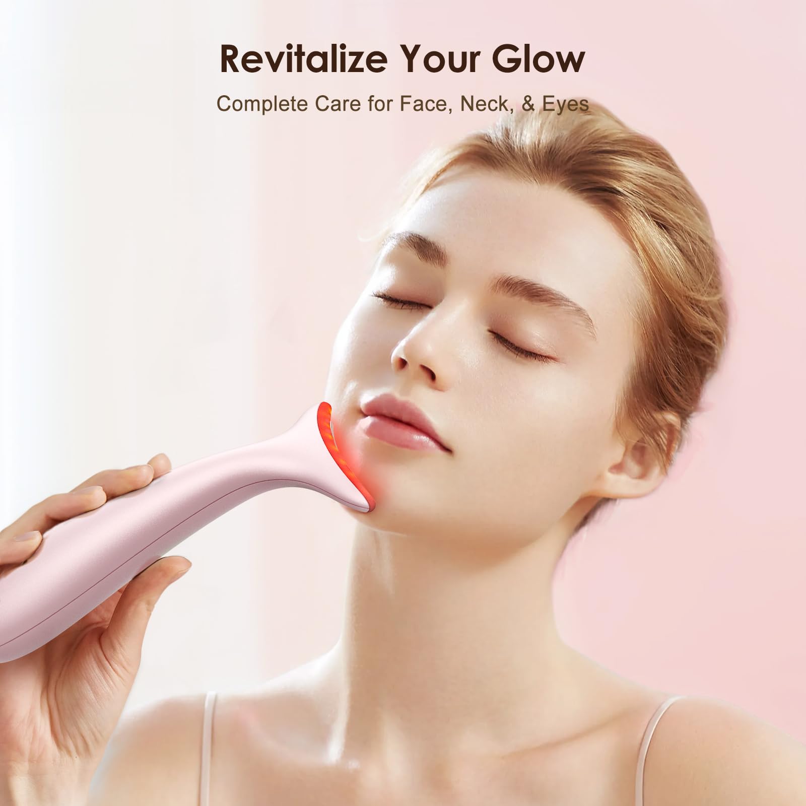 AZMAVO pastel pink hardware closeup highlighting sleek ergonomic design.