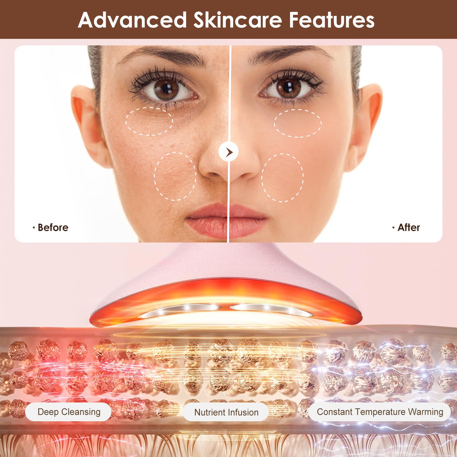 AZMAVO portable skincare device for travel-ready skin care on the go.
