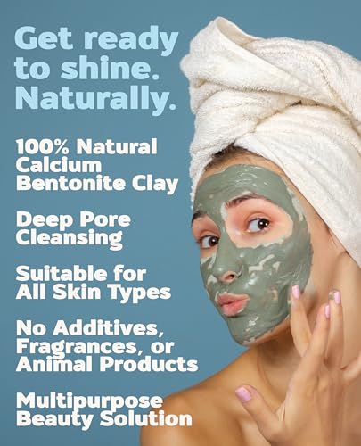 Aztec Secret calcium bentonite clay lid security sticker on jar