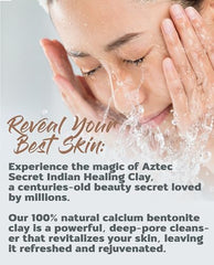 Aztec Secret Indian Healing Clay powder texture suitable for a DIY facial mask.