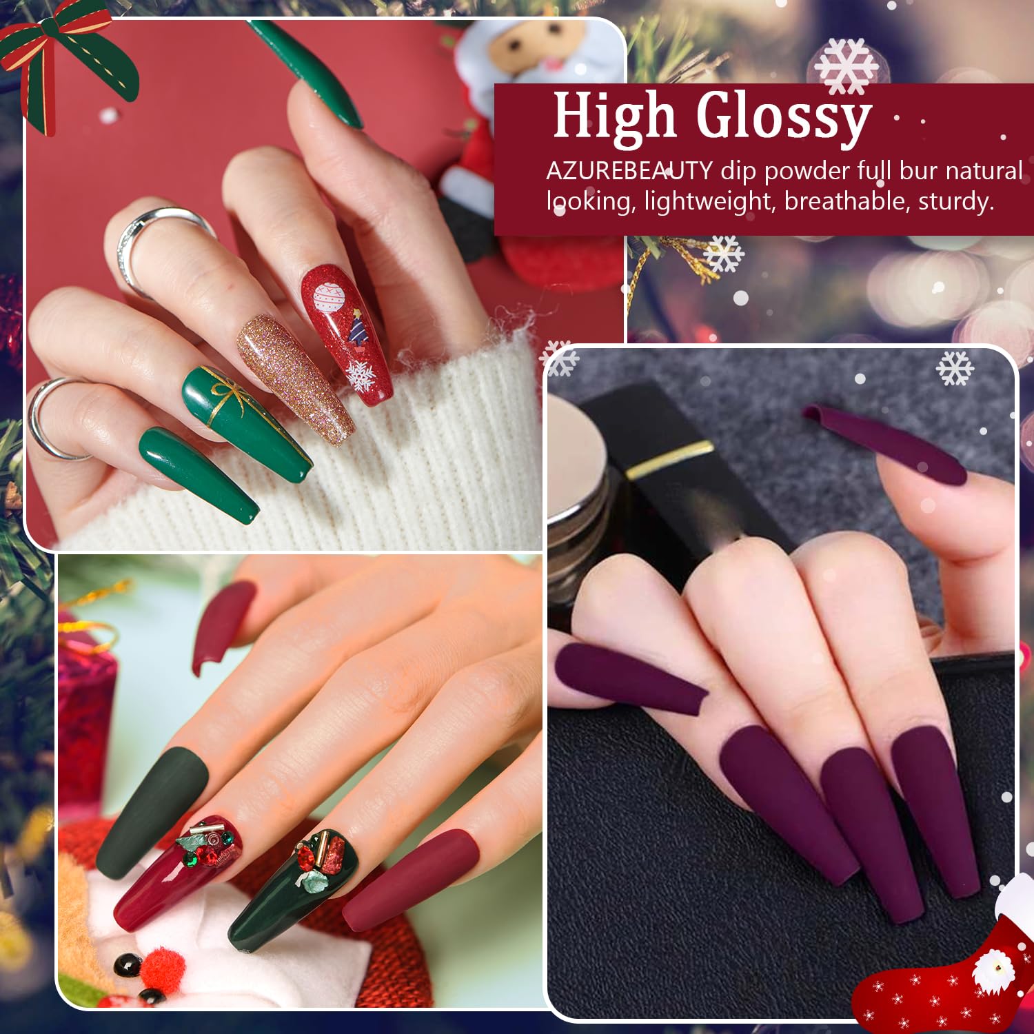 AZUREBEAUTY color range swatch highlighting 32 colors for versatile nail designs.