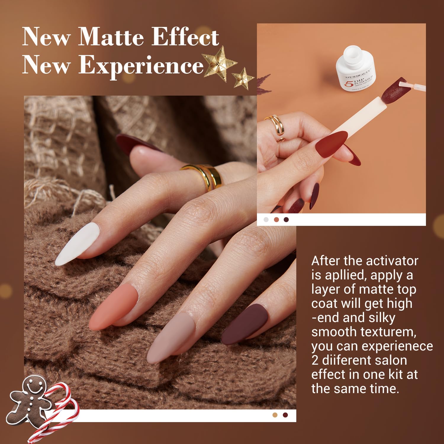 AZUREBEAUTY activator dip liquid supports smooth application and quick drying.