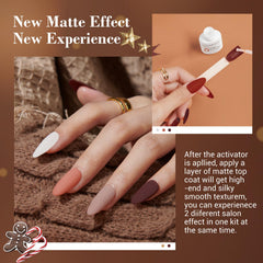 AZUREBEAUTY activator dip liquid supports smooth application and quick drying.