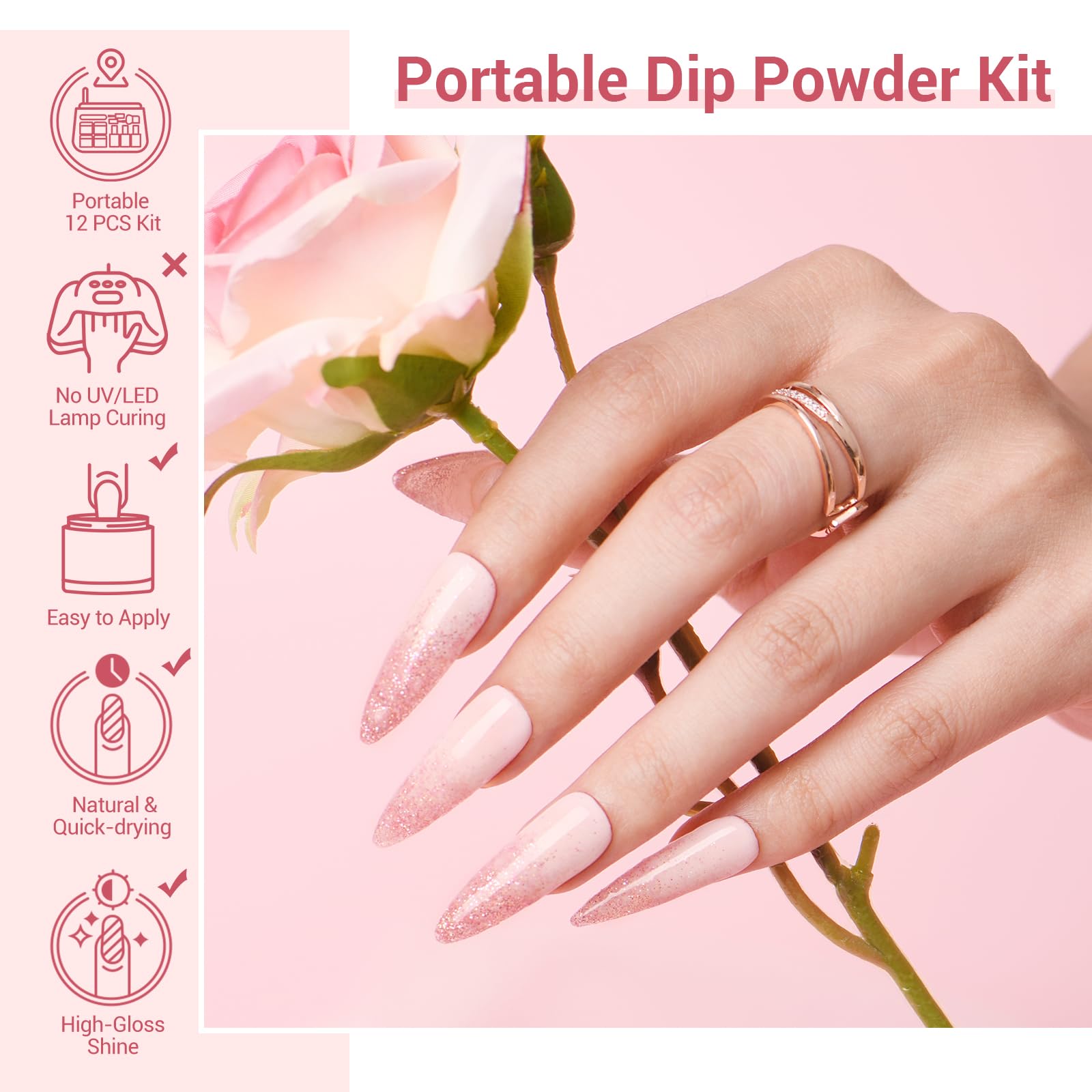 AZUREBEAUTY activador para dip, secado rápido sin lámpara.