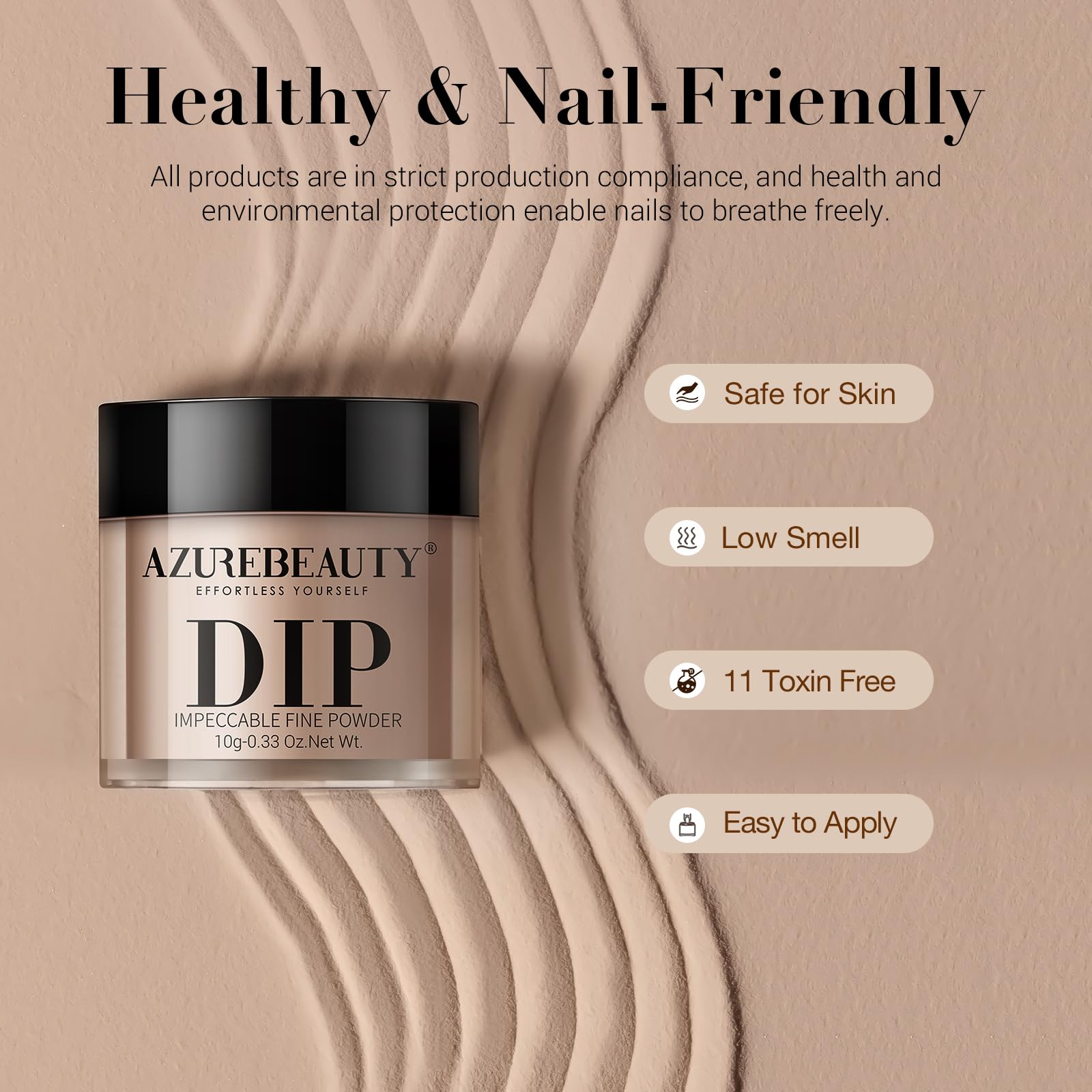 AZUREBEAUTY at-home manicure setup ideal for gift-ready DIY nail art.