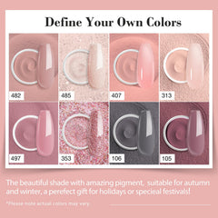 AzureBeauty base coat liquid bottle highlights quick, no-lamp nail prep.