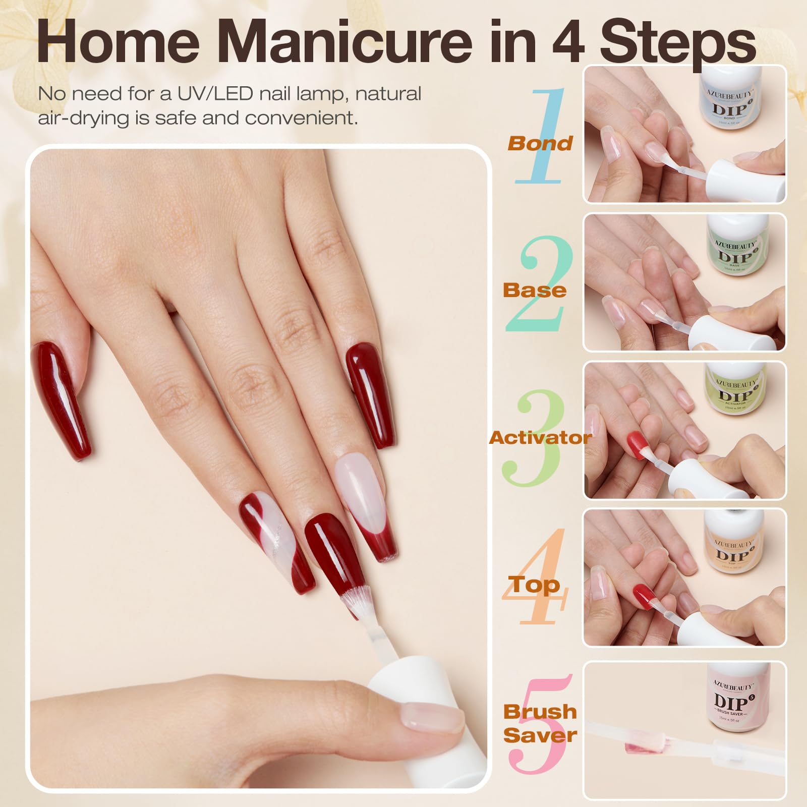 AZUREBEAUTY brush saver protecting bristles after use.