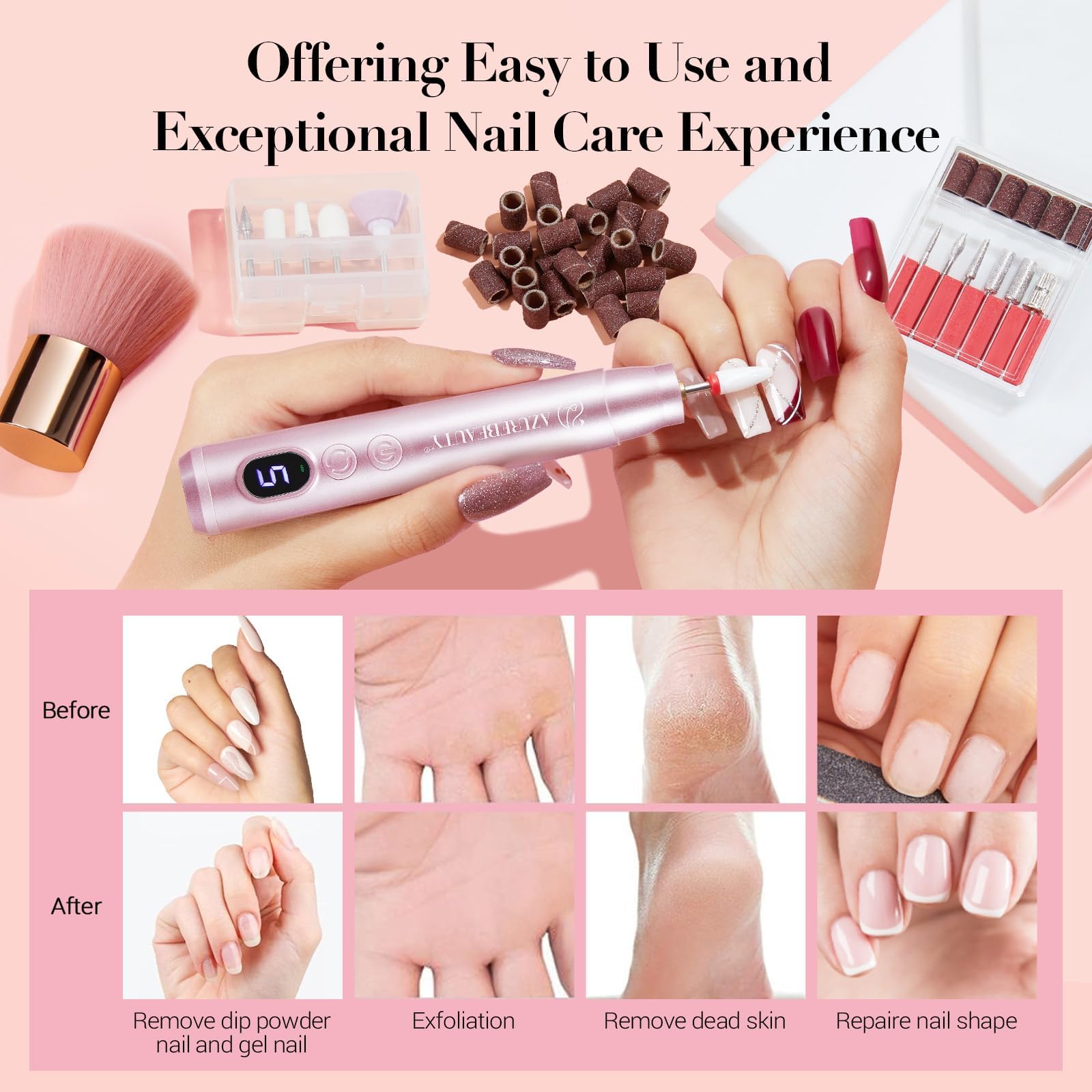 AZUREBEAUTY cuticle oil pen nourishes nails during routine maintenance.