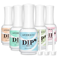 AZUREBEAUTY dip base coat for smooth foundation and chip resistance.