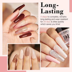 AZUREBEAUTY base and top coats for a glossy, long-lasting manicure.