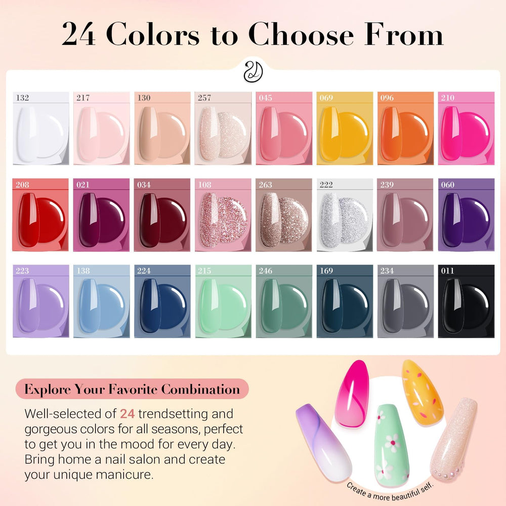 AZUREBEAUTY dip liquid set for durable base and top coats at home
