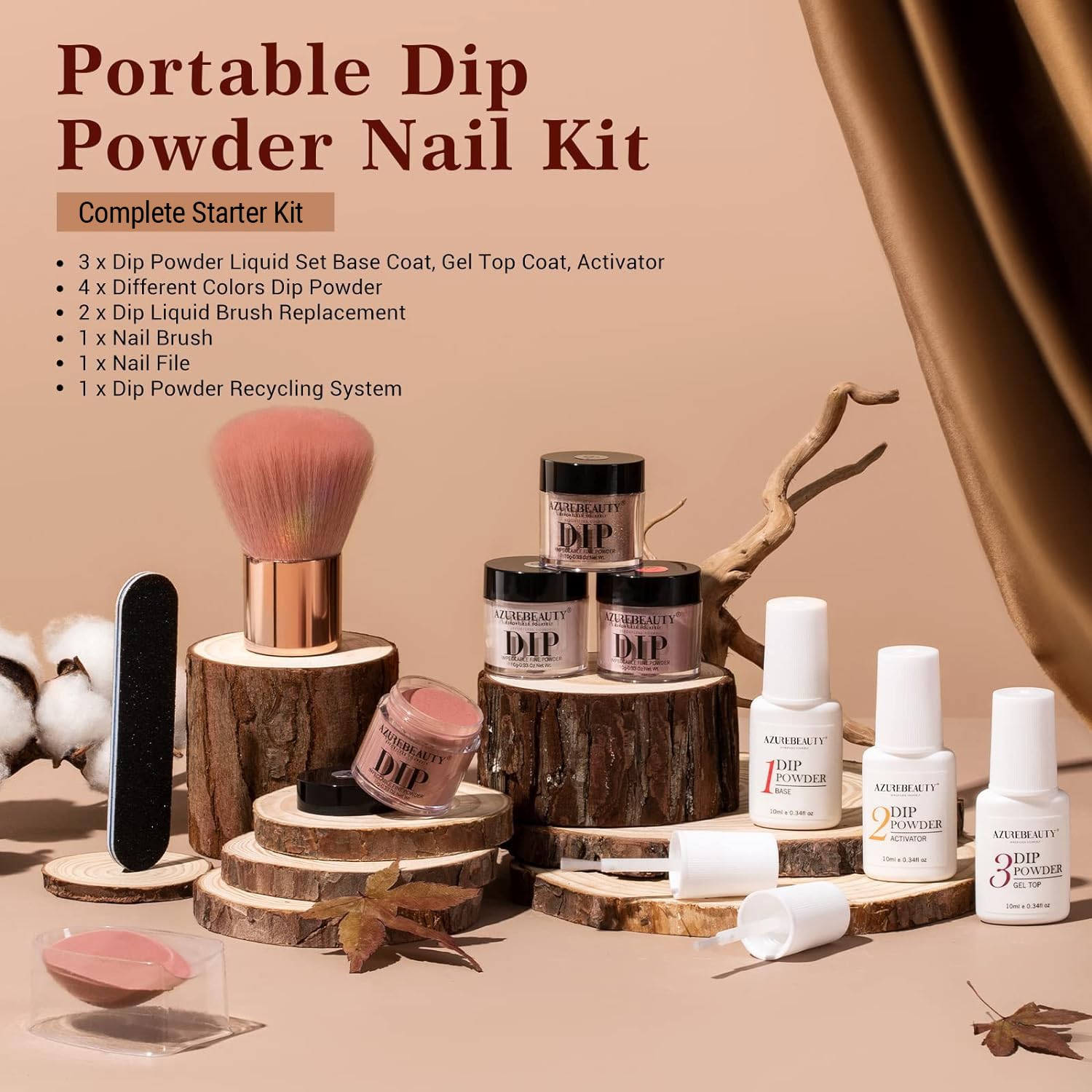 AZUREBEAUTY activator bottle helps fast, clean setting for steady nails