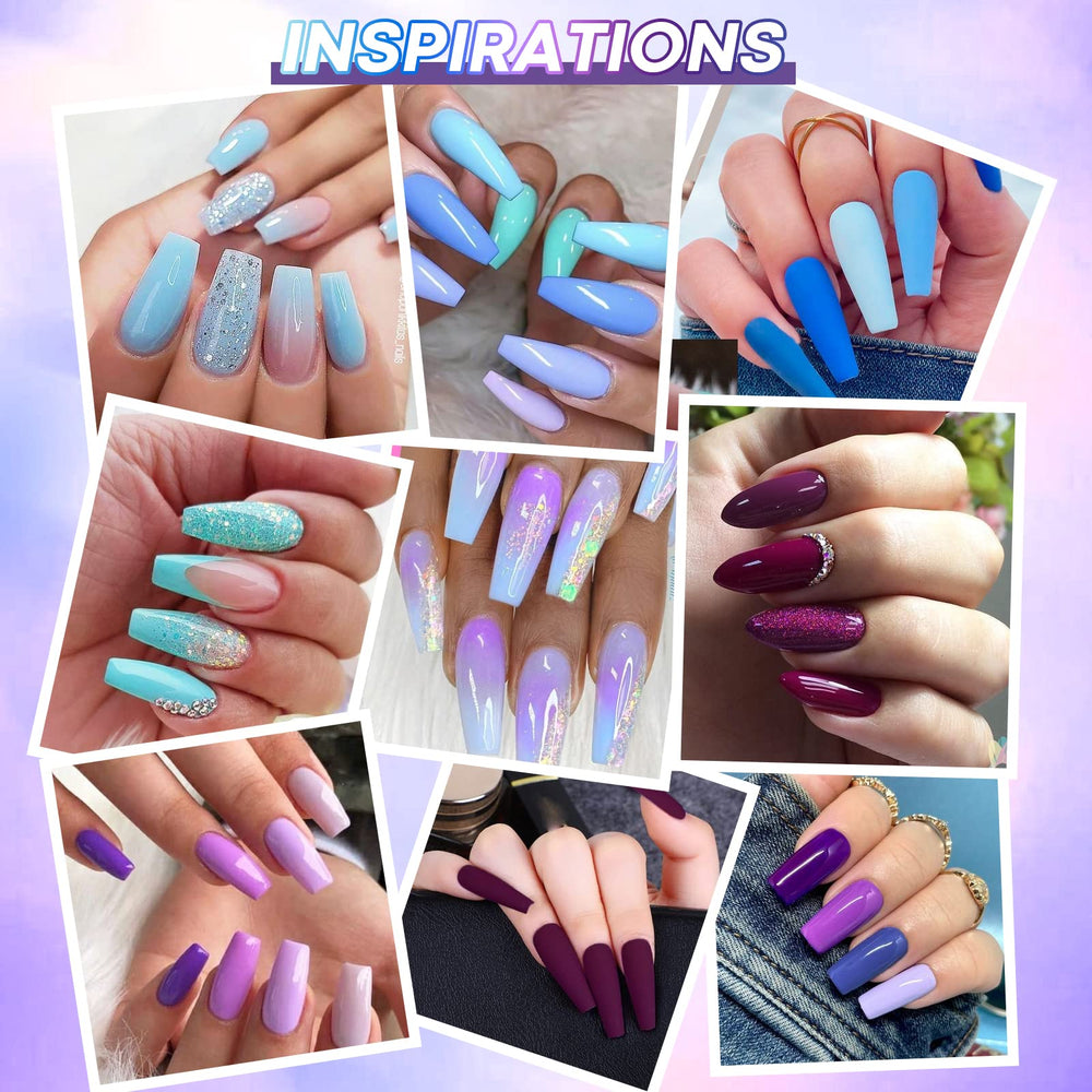 AZUREBEAUTY base, top coat, and activator for durable, glossy results.