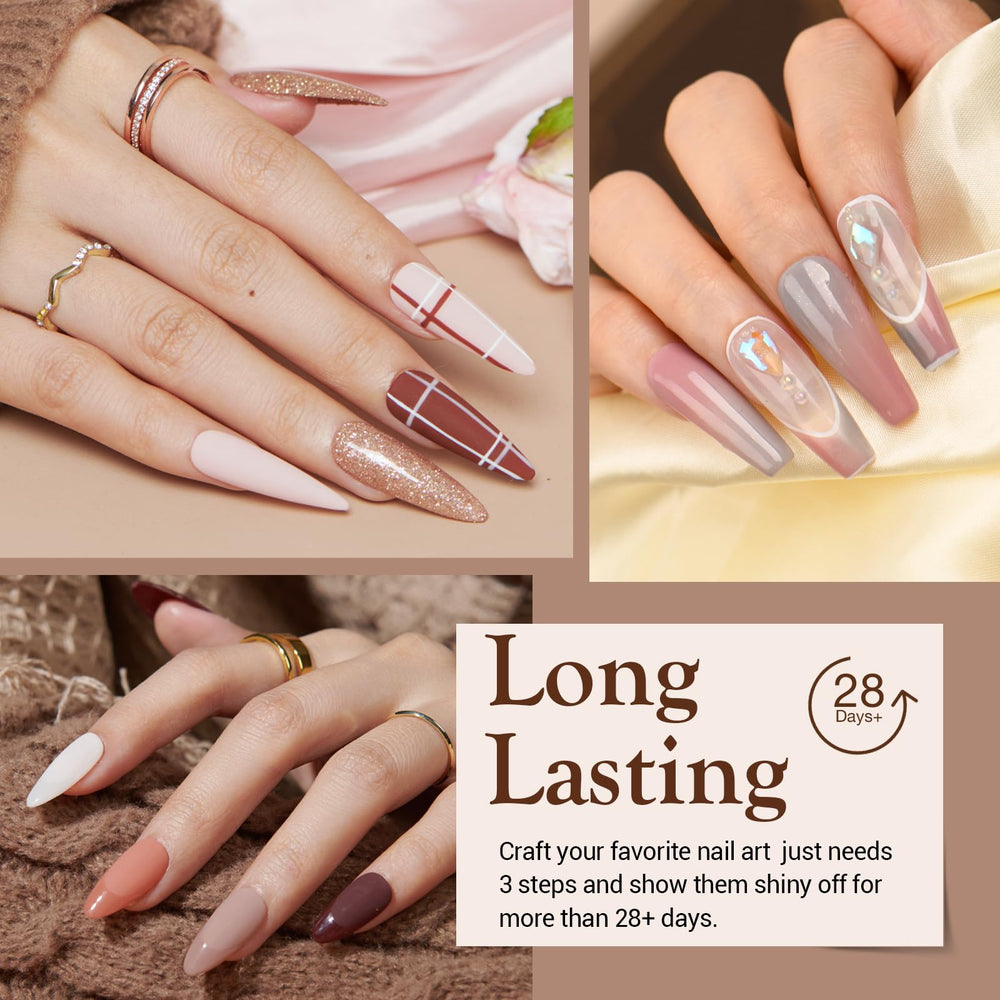 AZUREBEAUTY dip powder kit liquid set with base top activator for at-home manicure