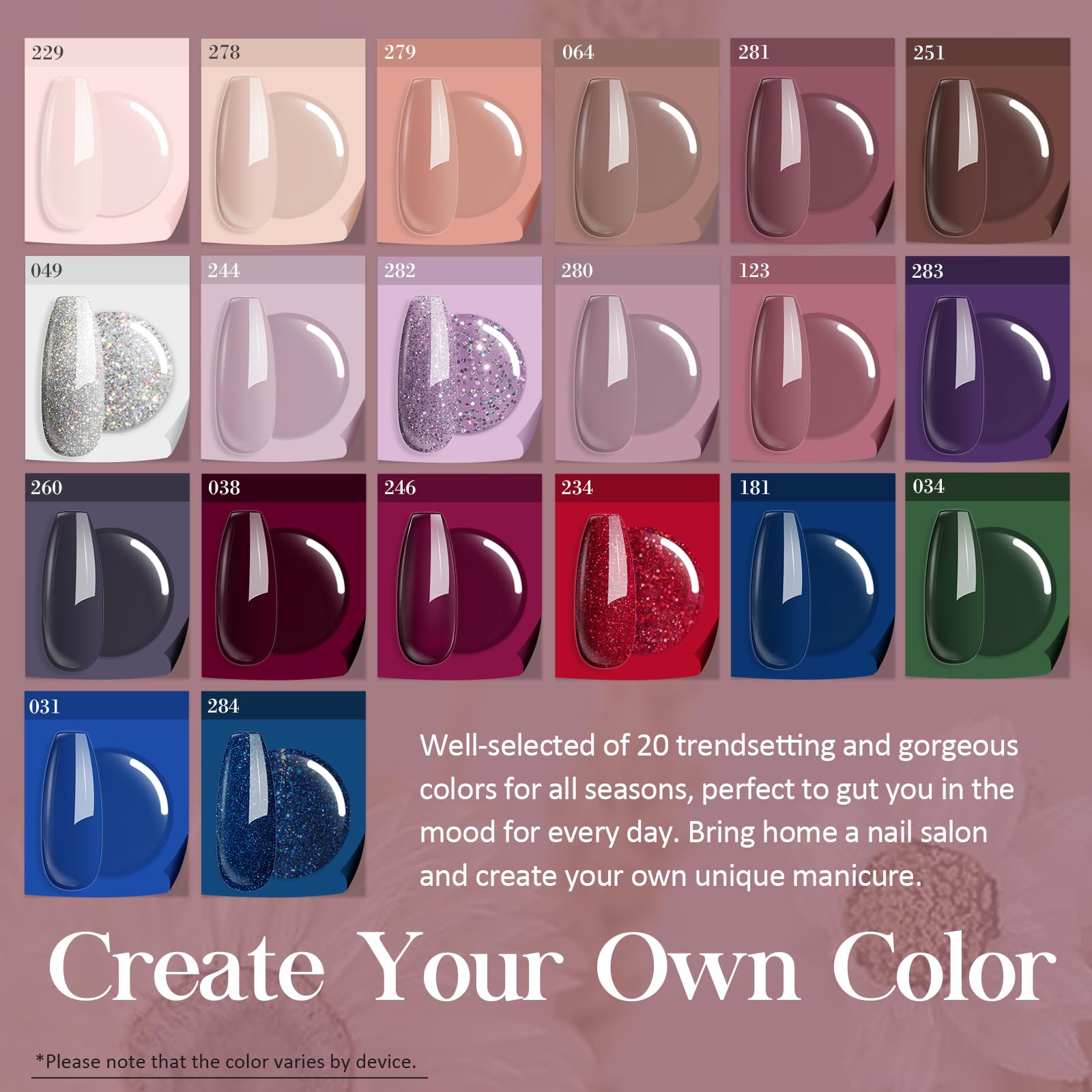 AZUREBEAUTY dip powder kit professional tools include brush and nail file.