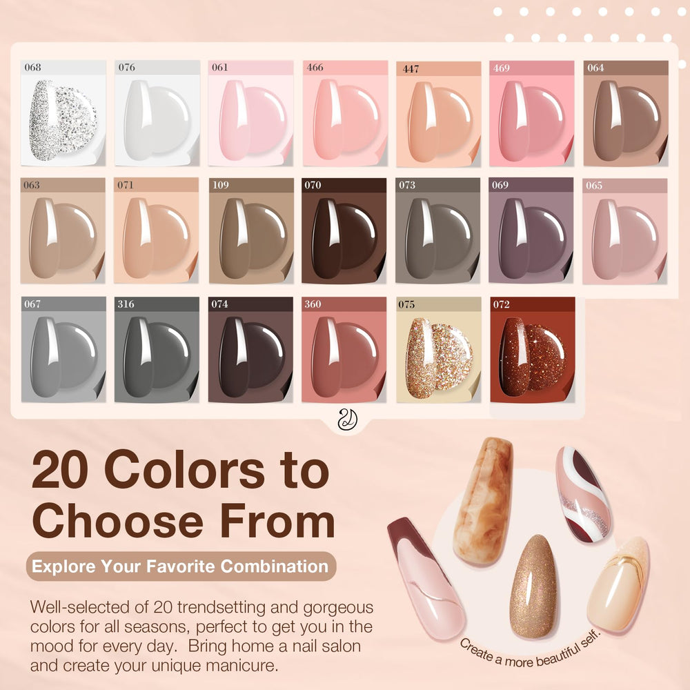 AZUREBEAUTY dip powder kit recycling tray keeps workstation organized during polish