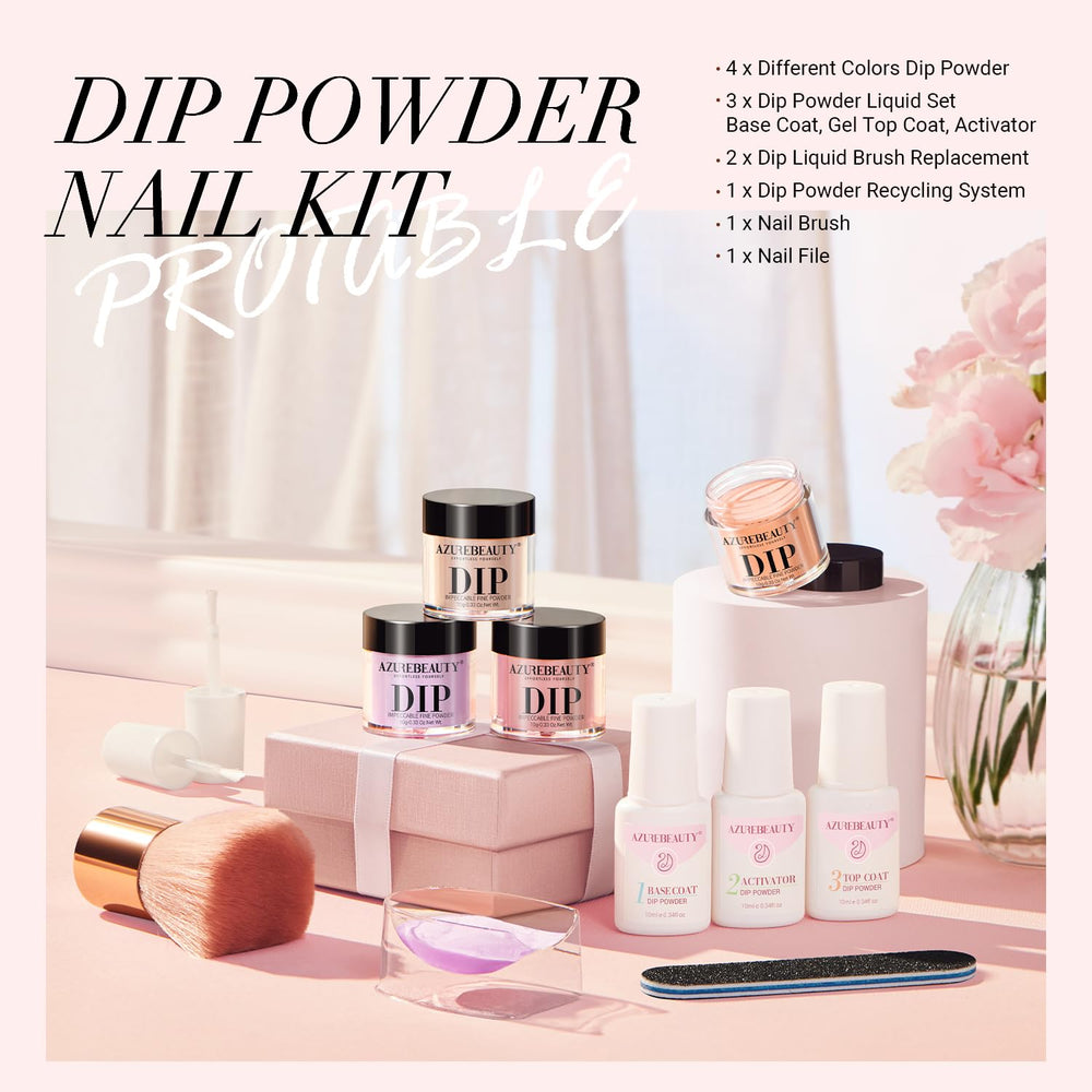 AZUREBEAUTY nail brush for precise powder application