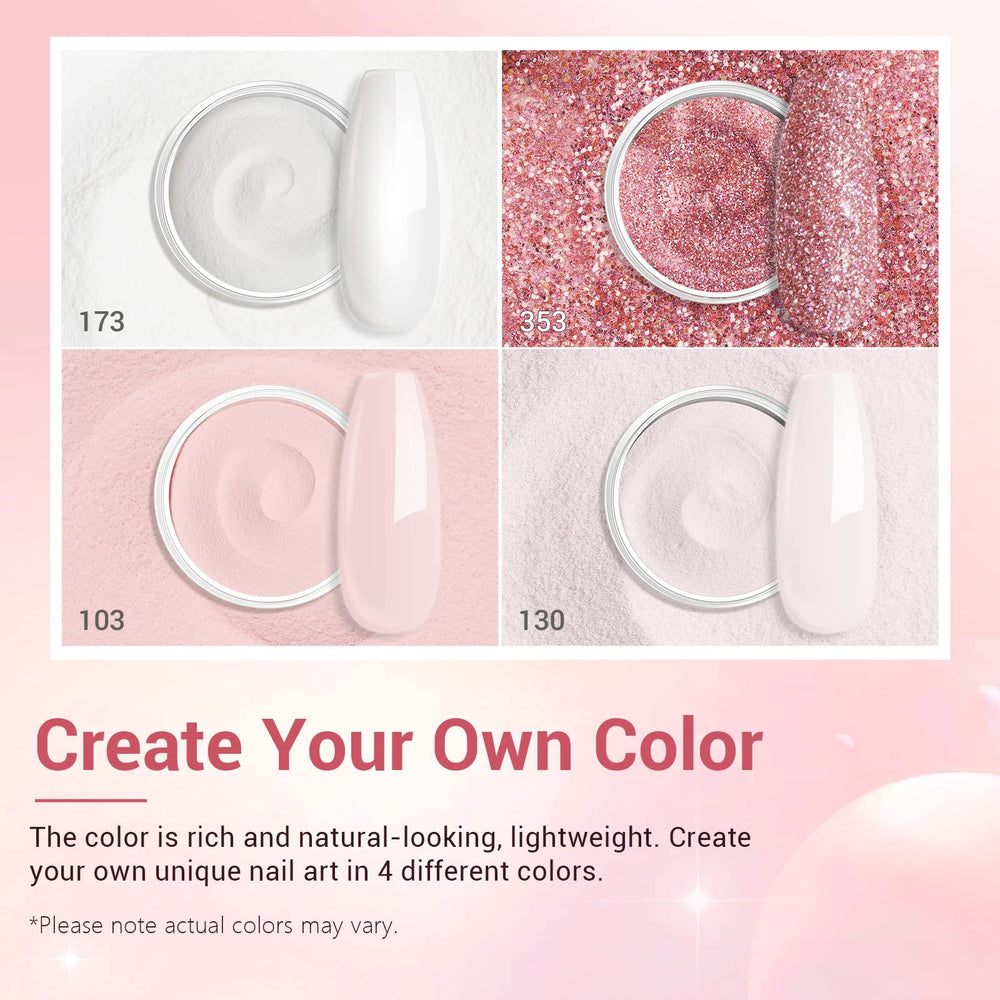 AZUREBEAUTY polvo nude, tono discreto para manicura pulida.