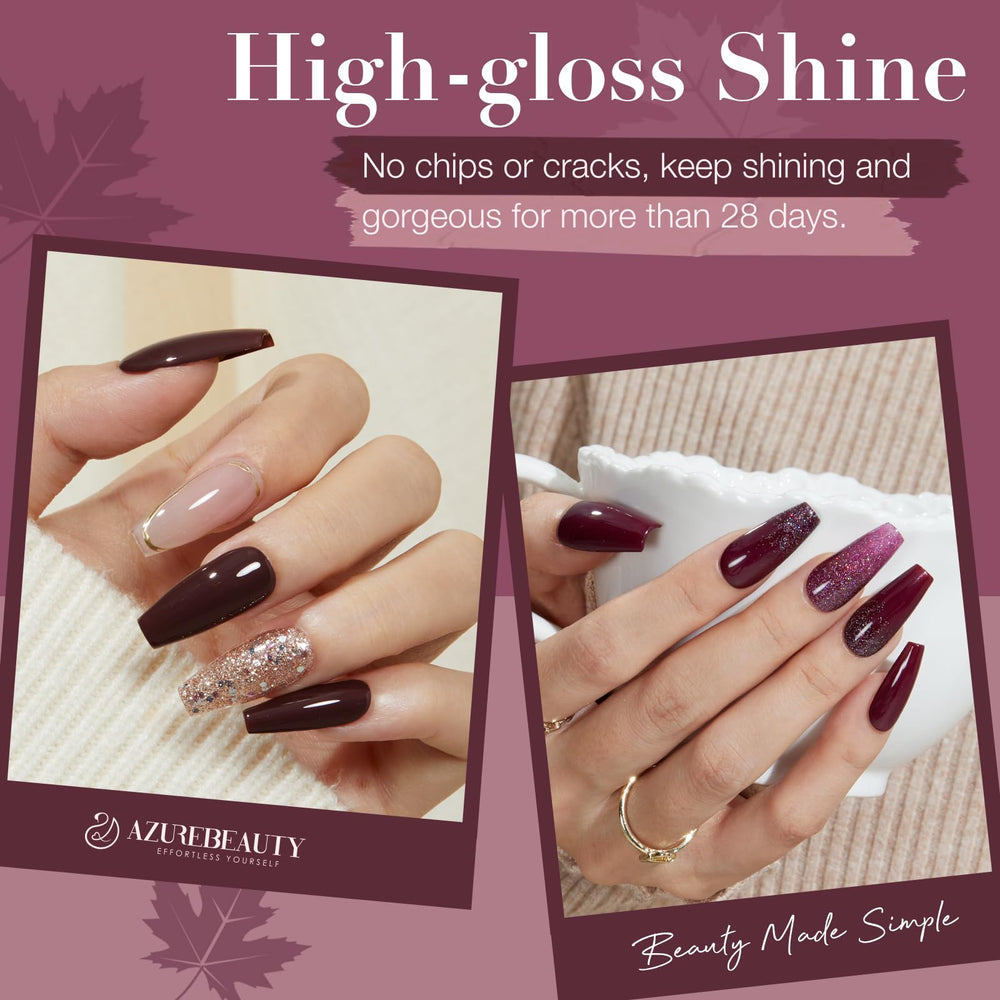 AZUREBEAUTY Matte top coat applies smooth, seasonal matte finish.