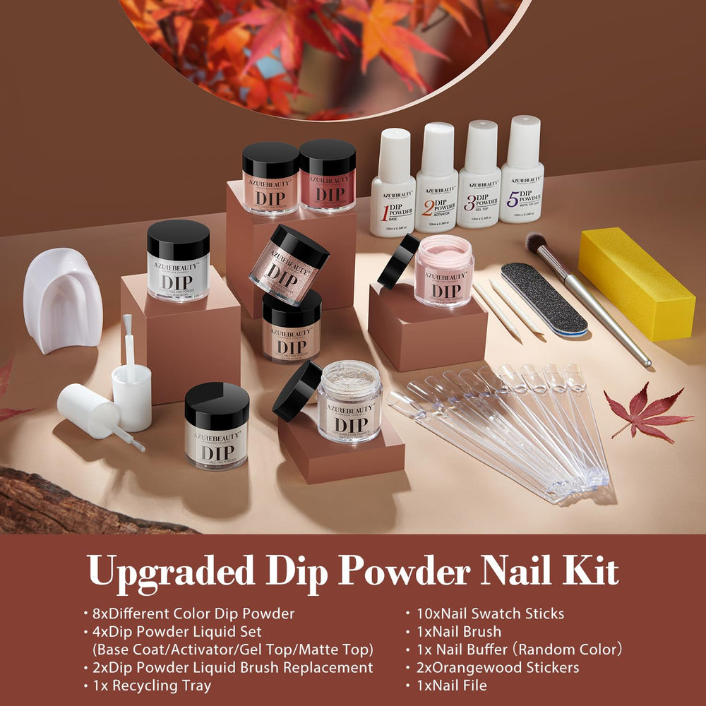 AZUREBEAUTY nail brush and tools streamline at-home nail art prep.