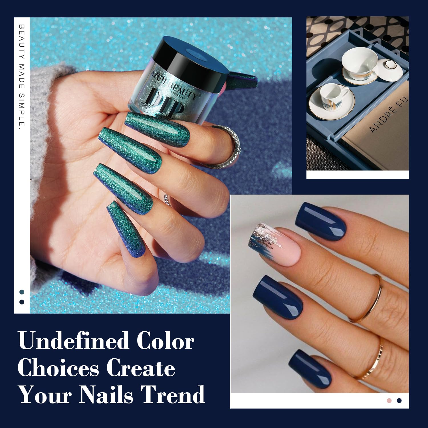 AzureBeauty nail file and polishing block for smoothing edges