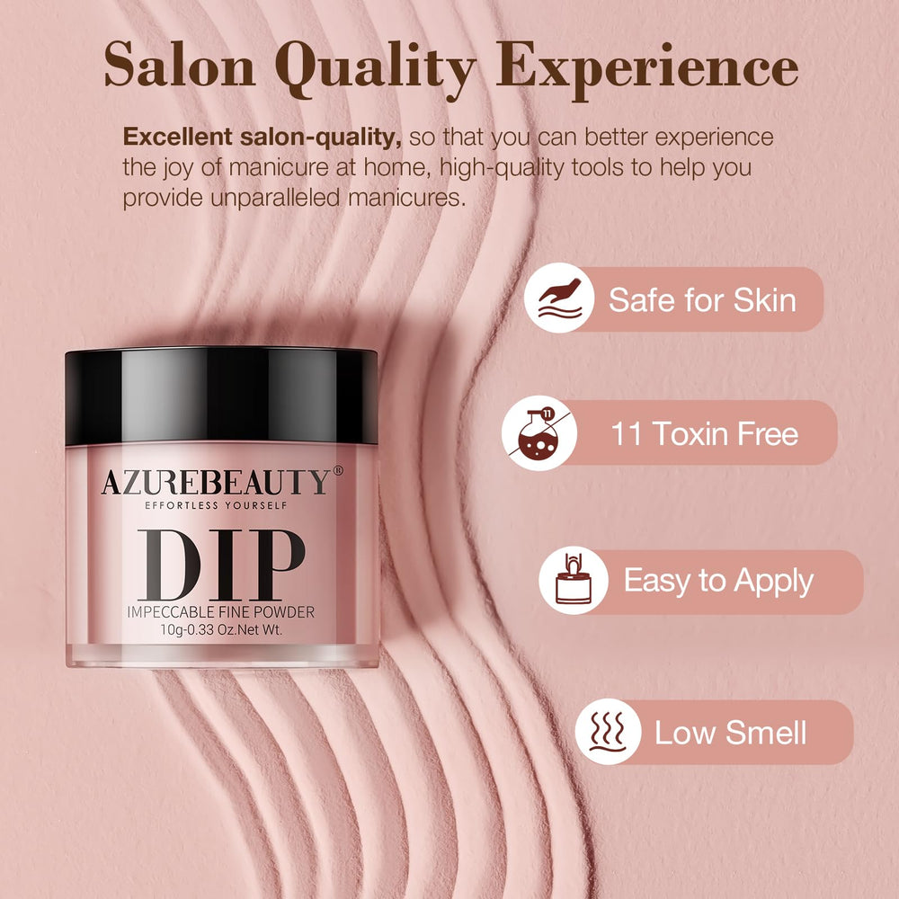 AZUREBEAUTY Nail File helps shaping nails before dipping.