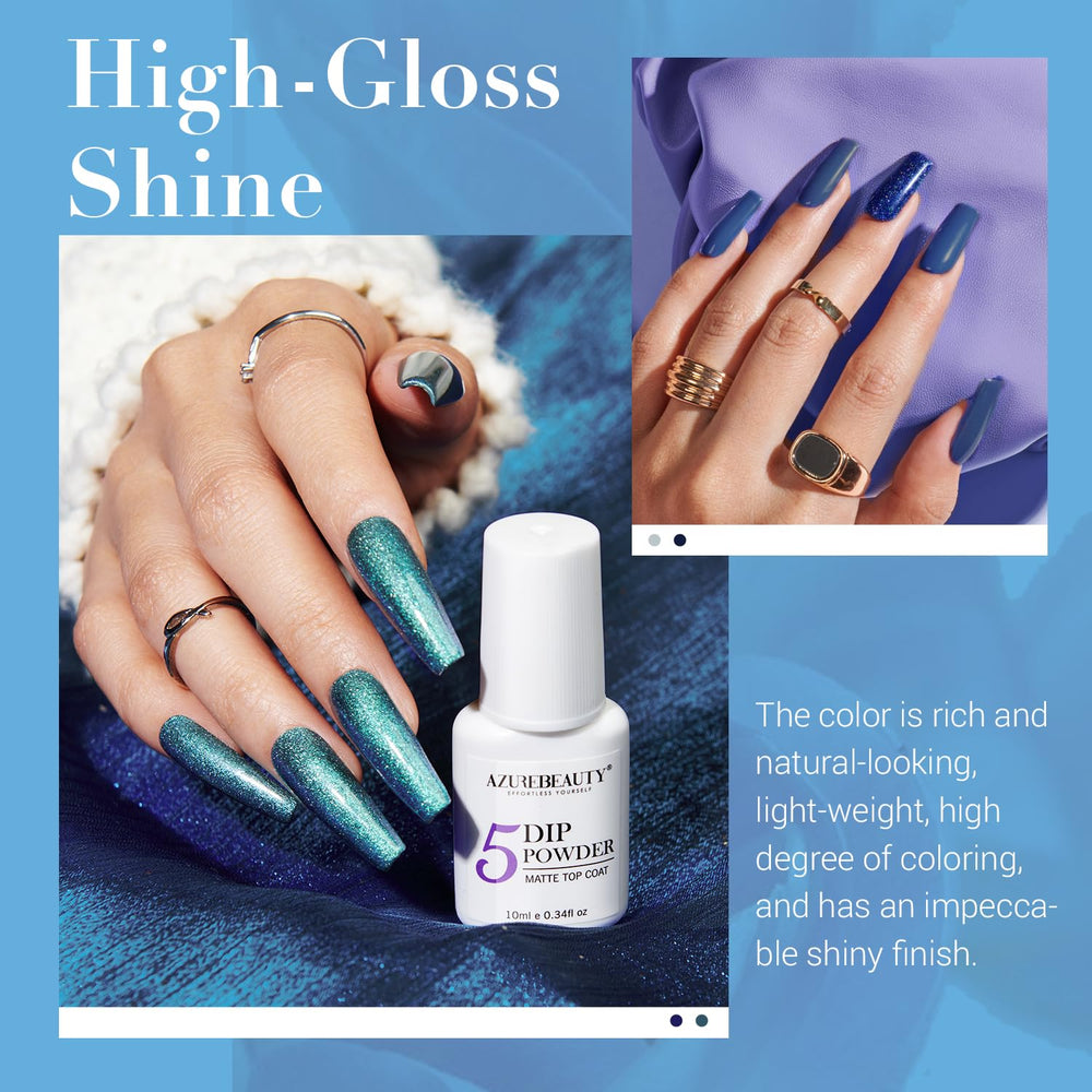 AzureBeauty nail sticks used for color testing before application