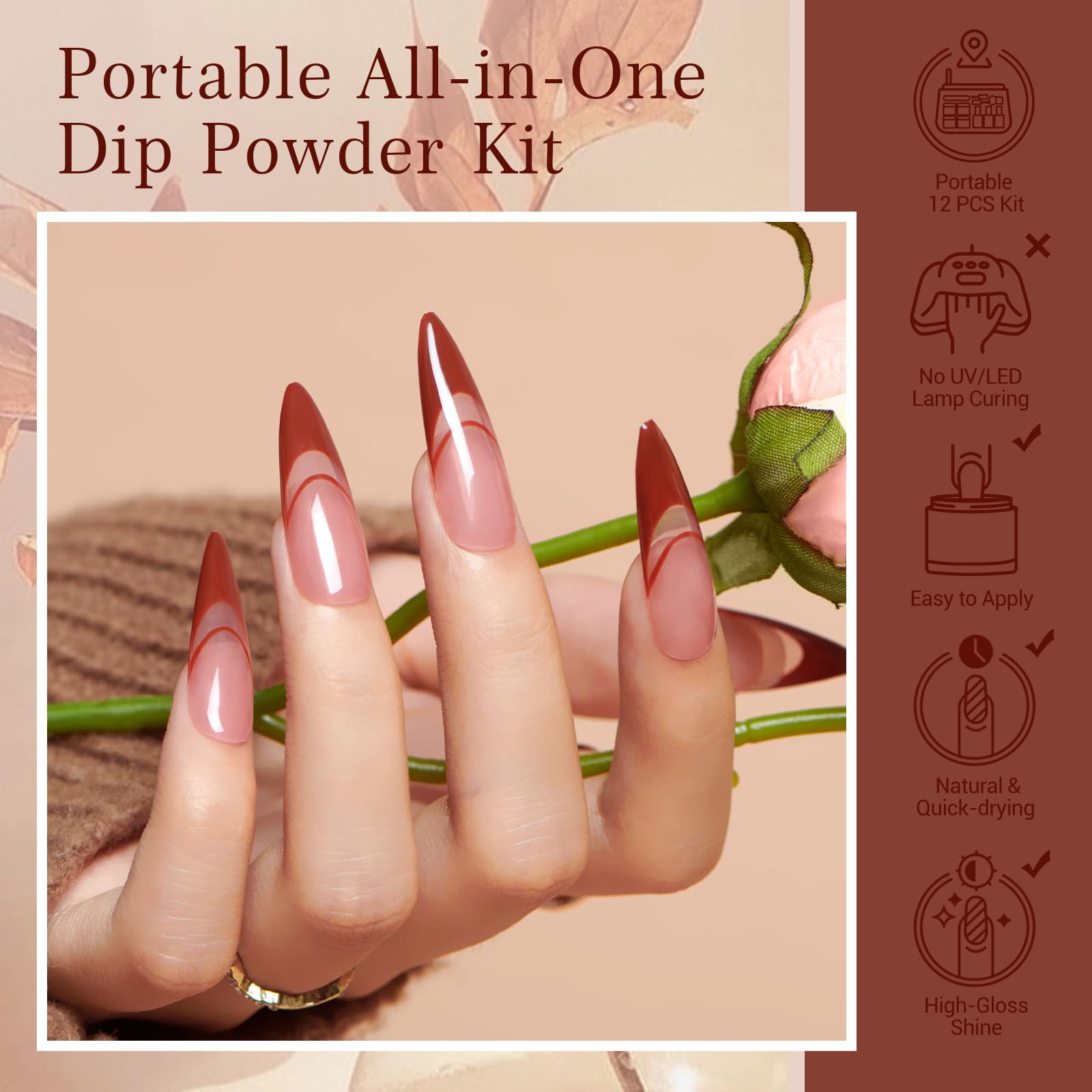 AZUREBEAUTY nail sticks enable easy color testing and precise manicures.