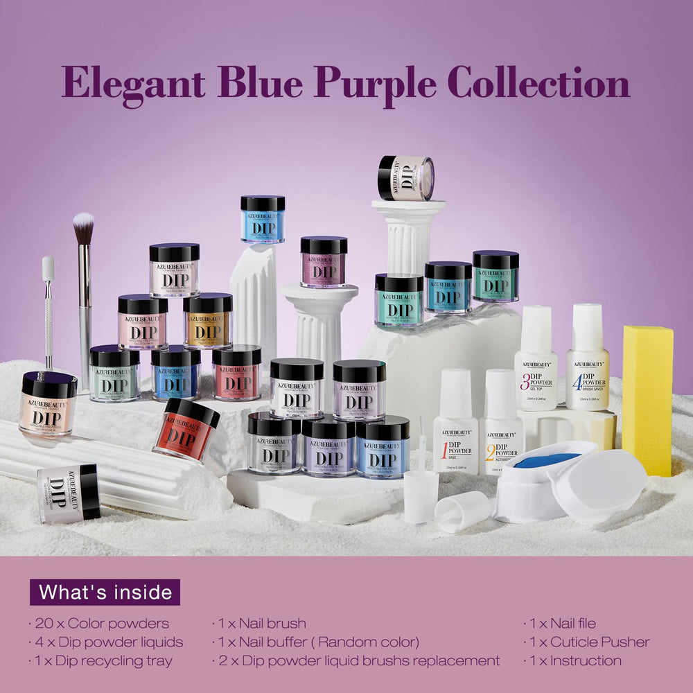 AZUREBEAUTY packaging showcases the 31-piece starter kit