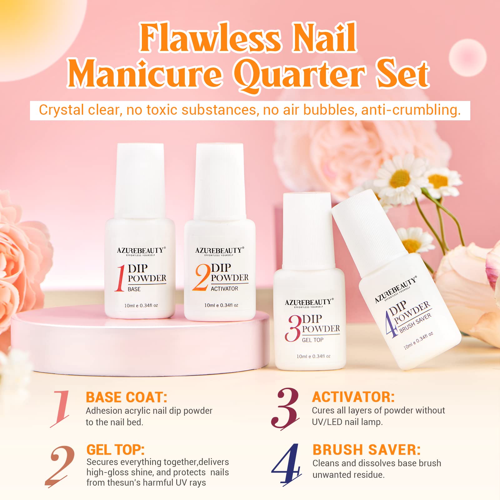 AZUREBEAUTY recycling tray keeps your workspace organized during manicures.