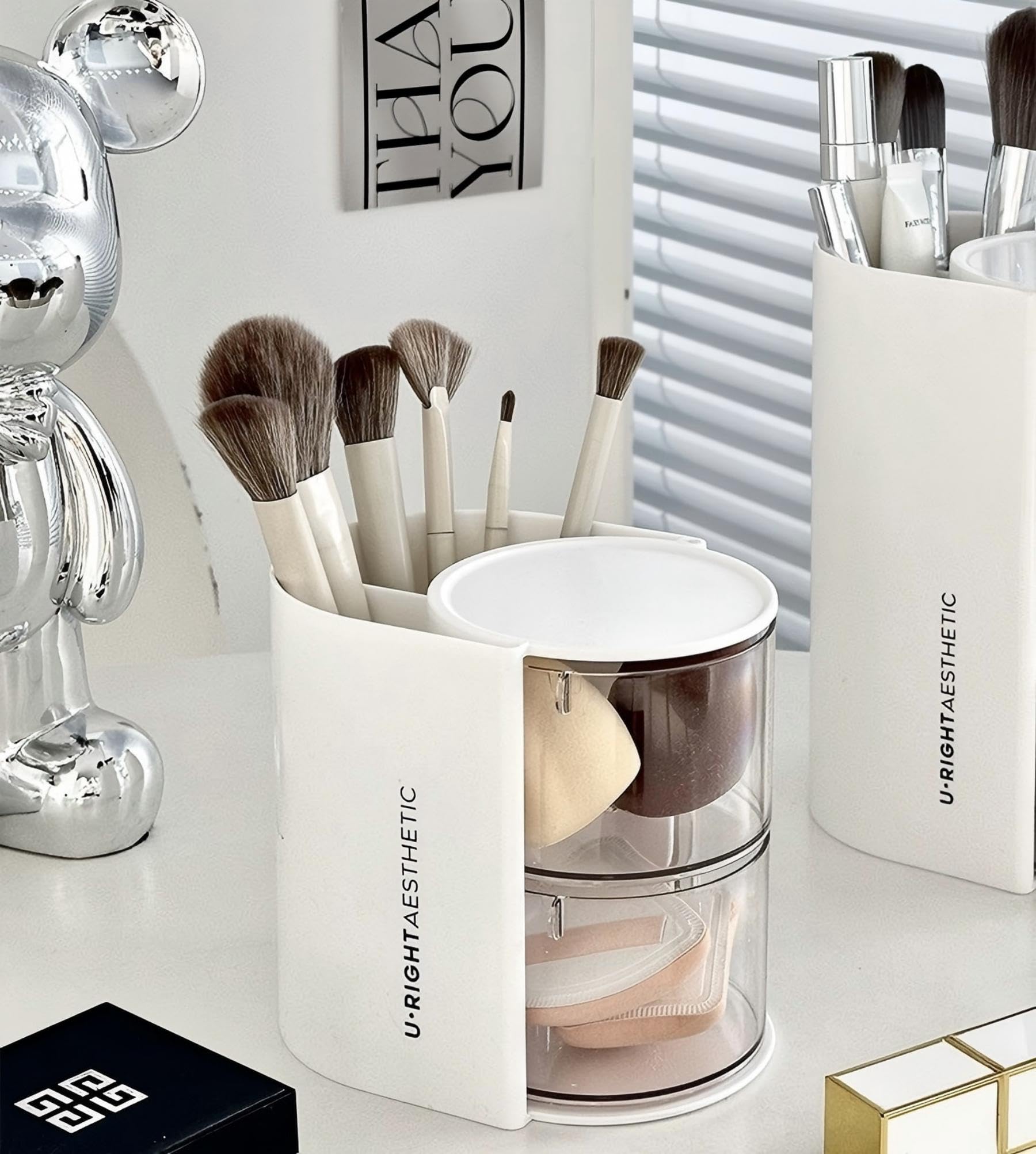Azurphoric almacenamiento para joyas y accesorios para cabello mantiene ordenado.