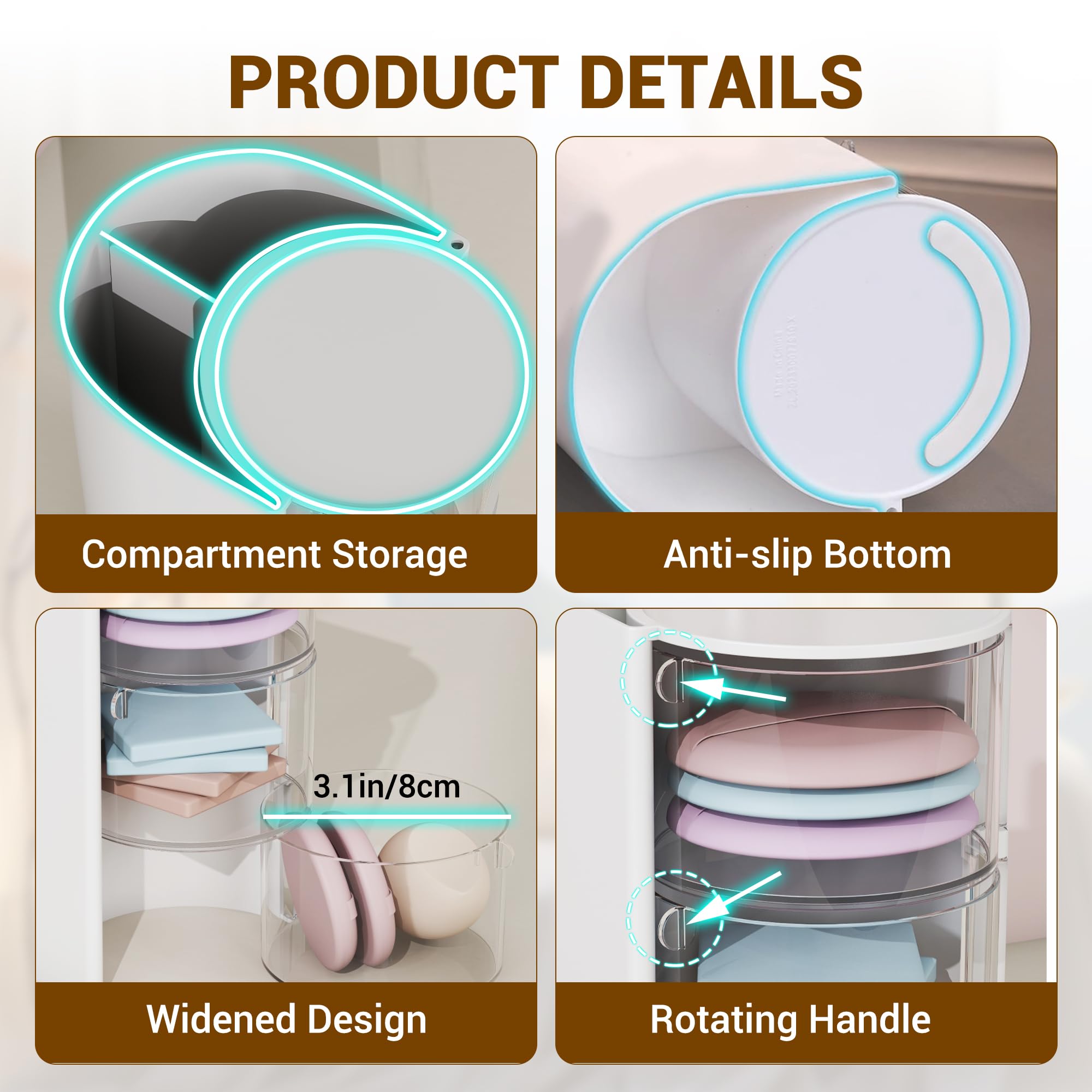 Azurphoric wardrobe-friendly organizer doubles as a desk or dorm storage solution