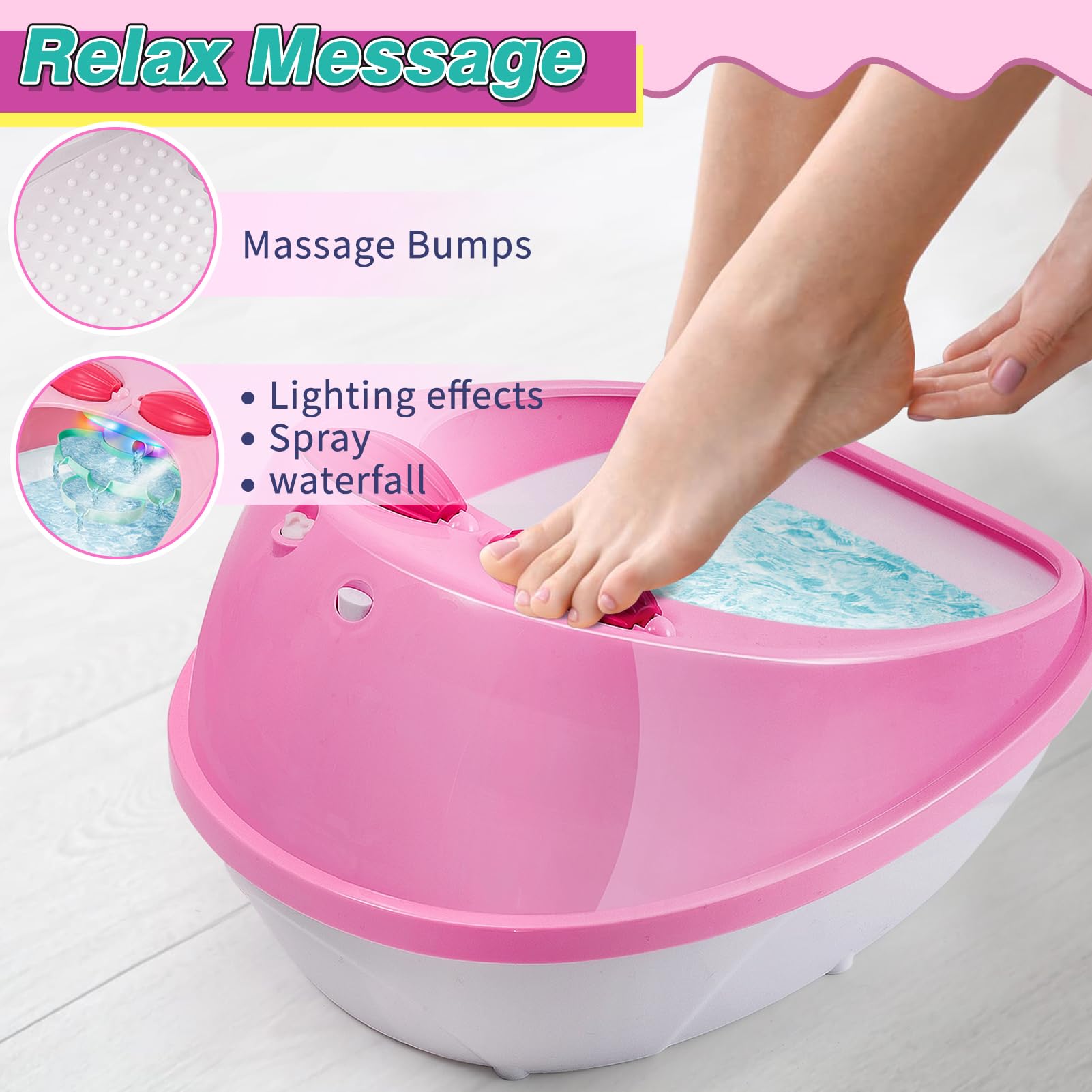 B Bascolor spa party supplies set for group play