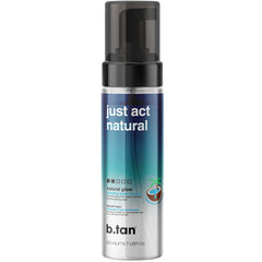 B.TAN Clear Self Tanner bottle with bronzing water for transfer-free, streak-free color