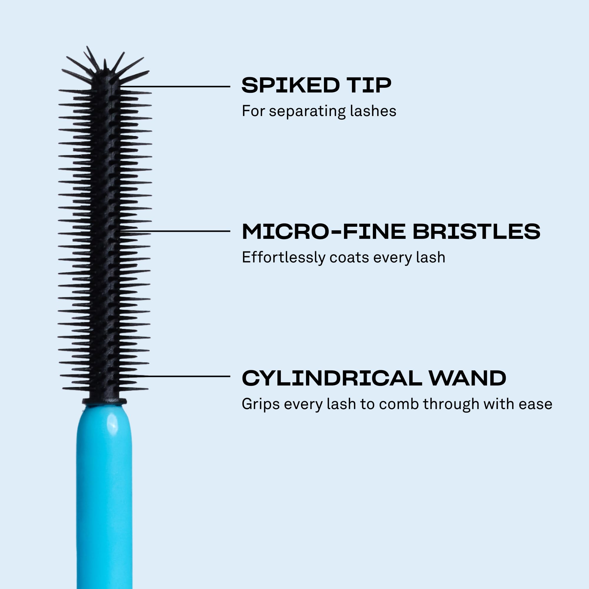 BABE ORIGINAL 4 Real Mascara volume look image with bold lashes.