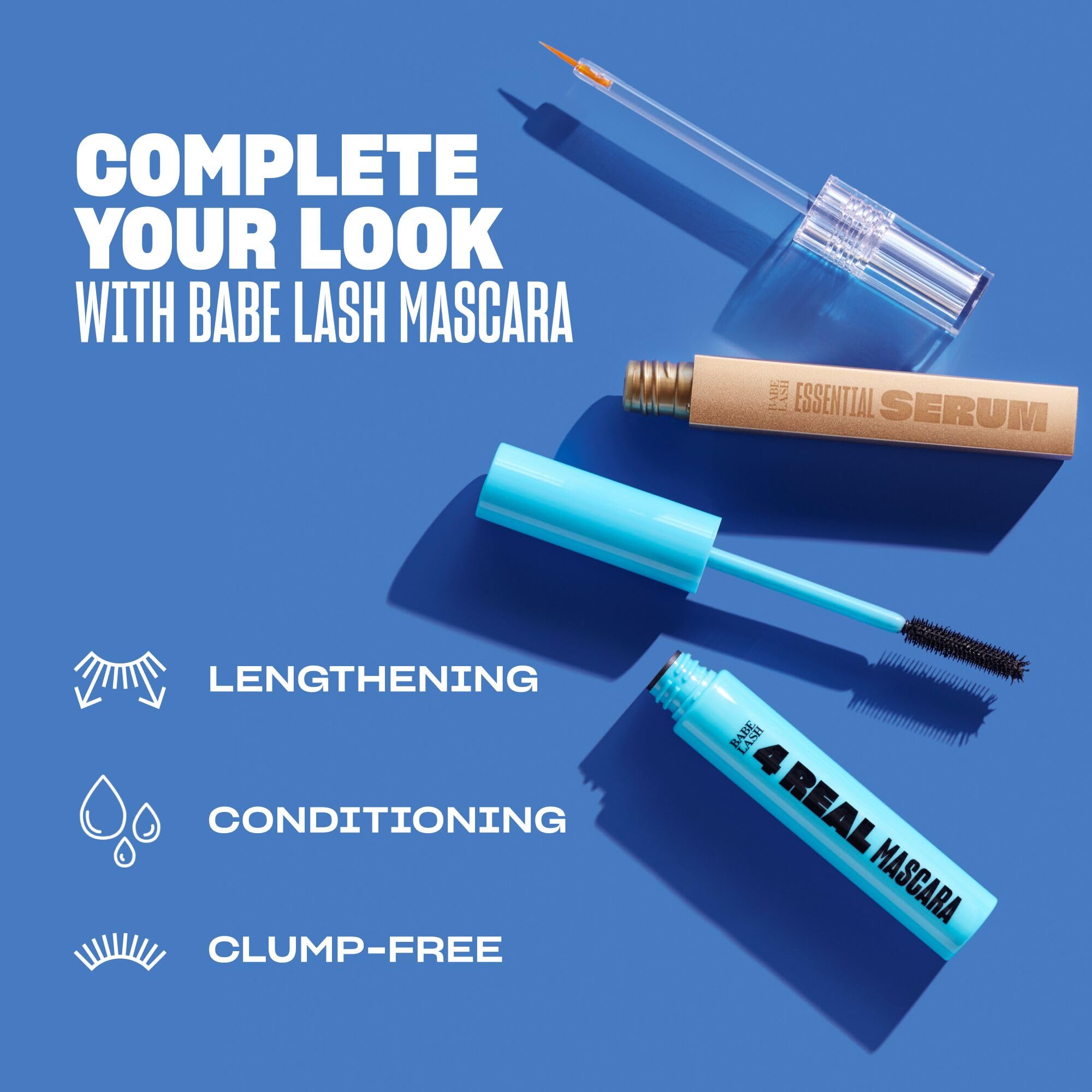 BABE ORIGINAL Babe Lash Serum applied to brows shows versatile use.