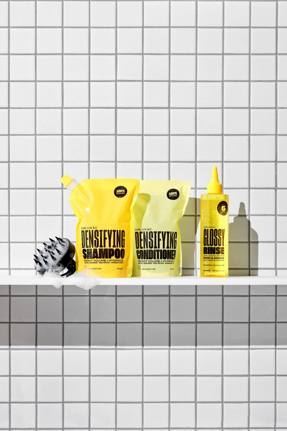 Babe Original Babe Locks Glossy Rinse rinse with water to reveal softness