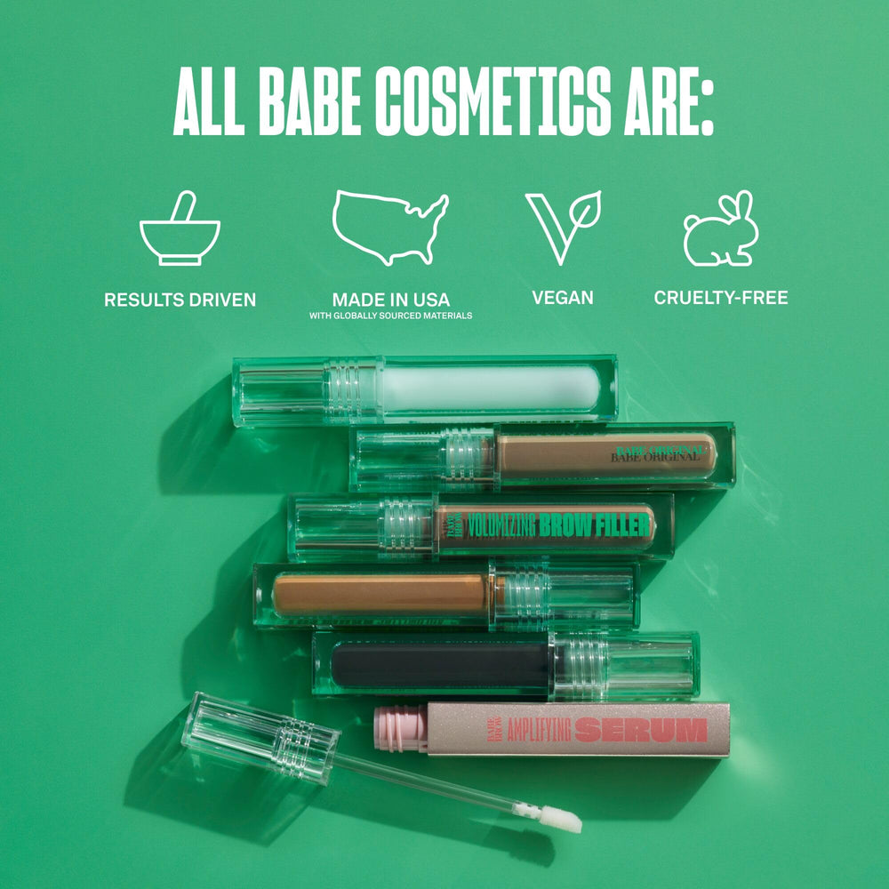 Babe Original Brow Serum ingredients like biotin support brow health and vitality.