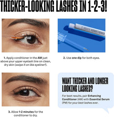 BABE ORIGINAL lash conditioner 3ml bottle emphasizes portable daily conditioning for lashes.