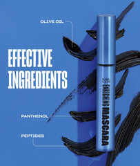 BABE ORIGINAL Enriching Mascara application stroke demonstrates buildable volume without heaviness.