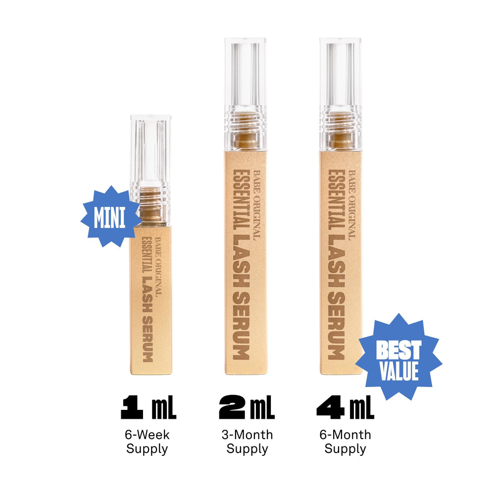 Babe Original lash serum near extensions for natural lash health
