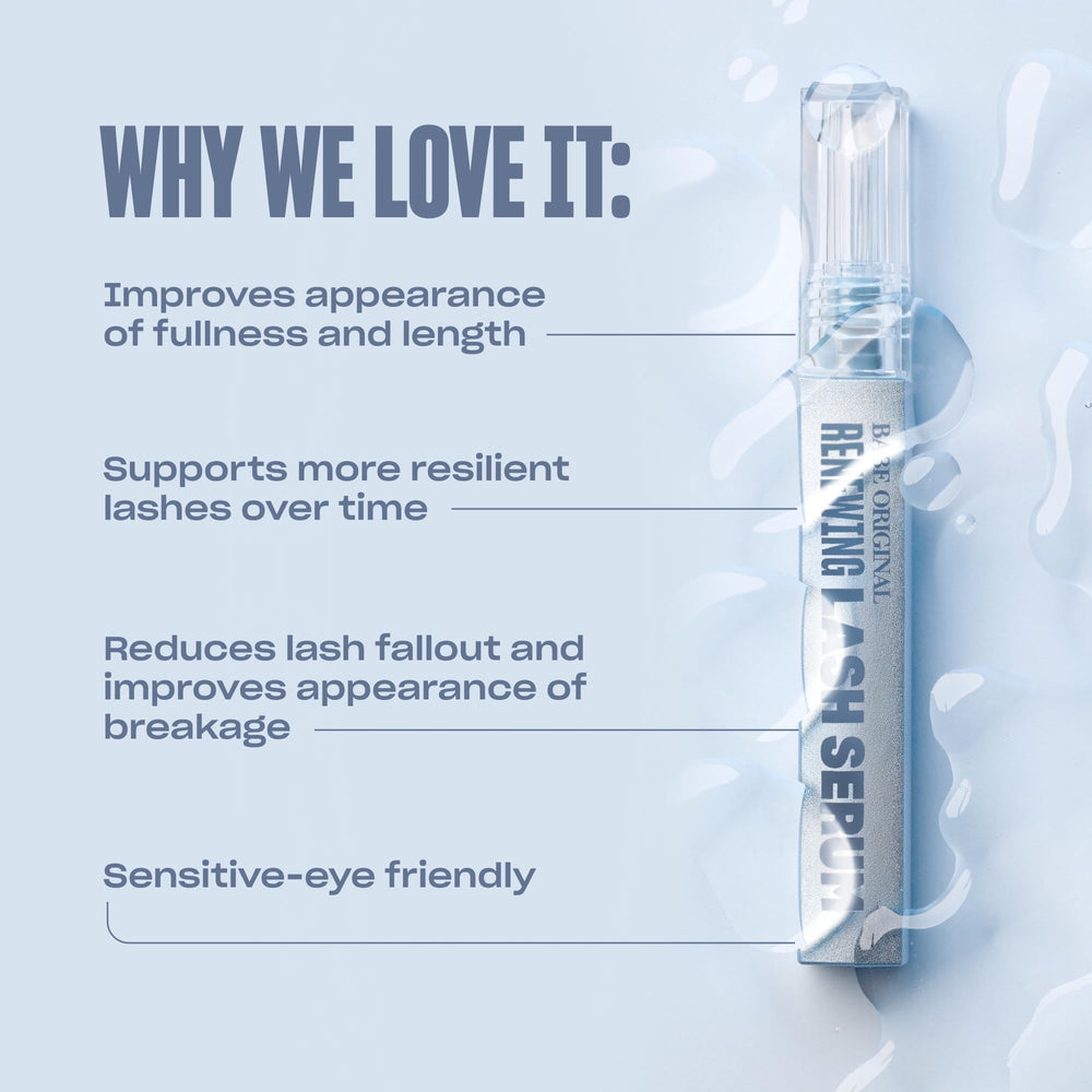 BABE ORIGINAL Renewing Lash Serum floral extracts for sensitive-eye care