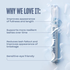 BABE ORIGINAL Renewing Lash Serum packaging with cruelty-free branding and clear labeling.