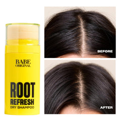 BABE ORIGINAL Root Refresh sponge-application demonstrates on-the-go scalp tapping