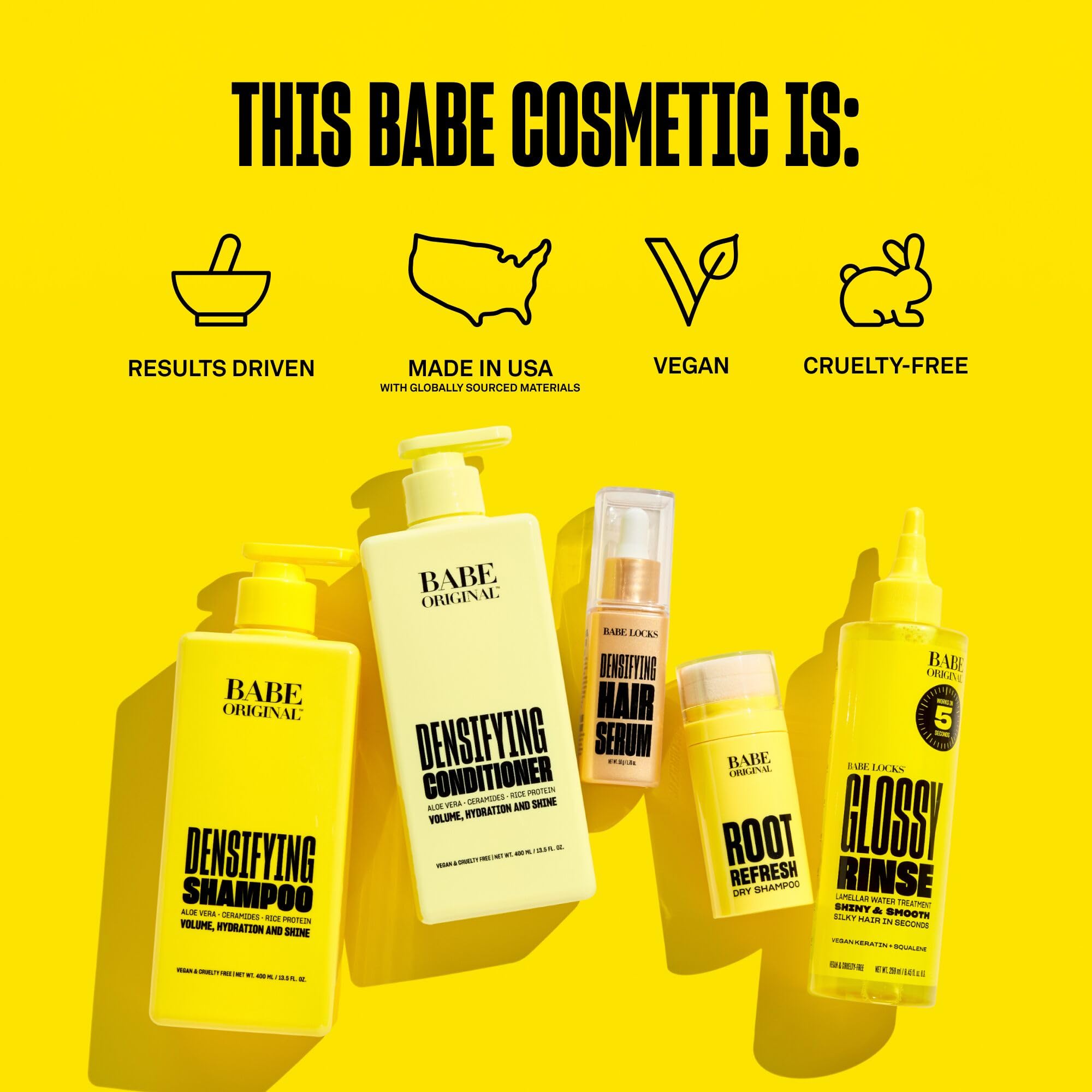 BABE ORIGINAL Root Refresh travel-size packaging ready for carry-on