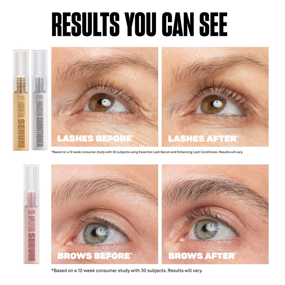 Close up of Babe Original lash serum applicator illustrating precise eyeliner like application