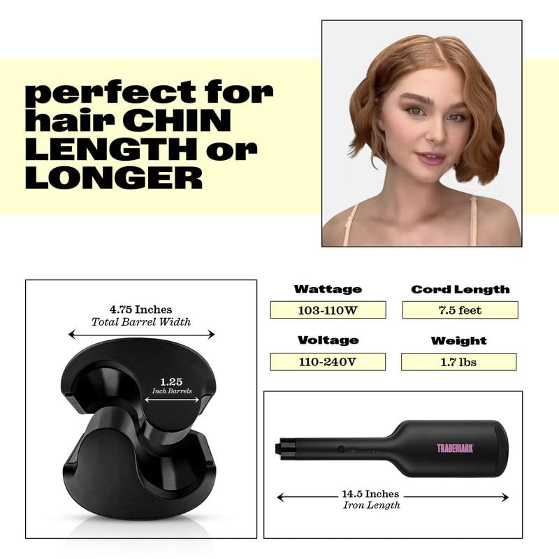 Babe Waves X black styling tool ready for daily use