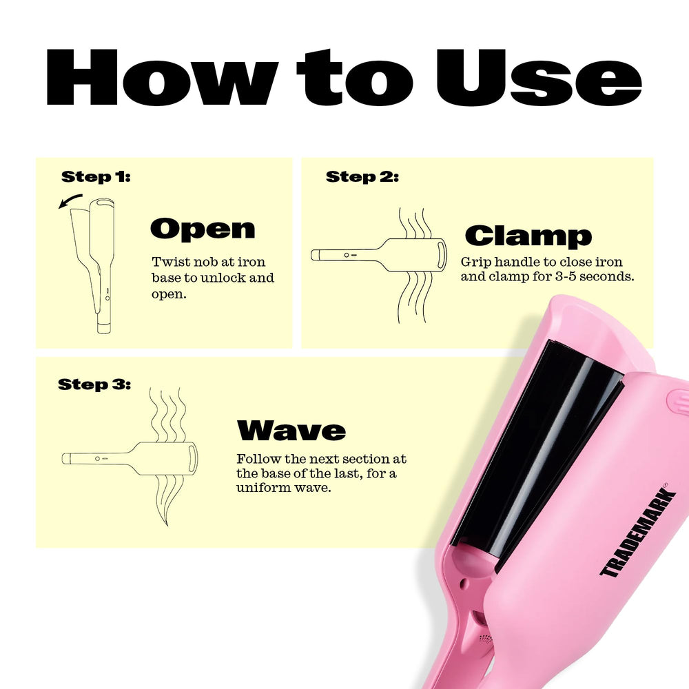 Babe Waves X pink finish highlights stylish design and portability.
