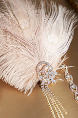 BABEYOND headpiece crystal detail closeup for sparkling evening shine